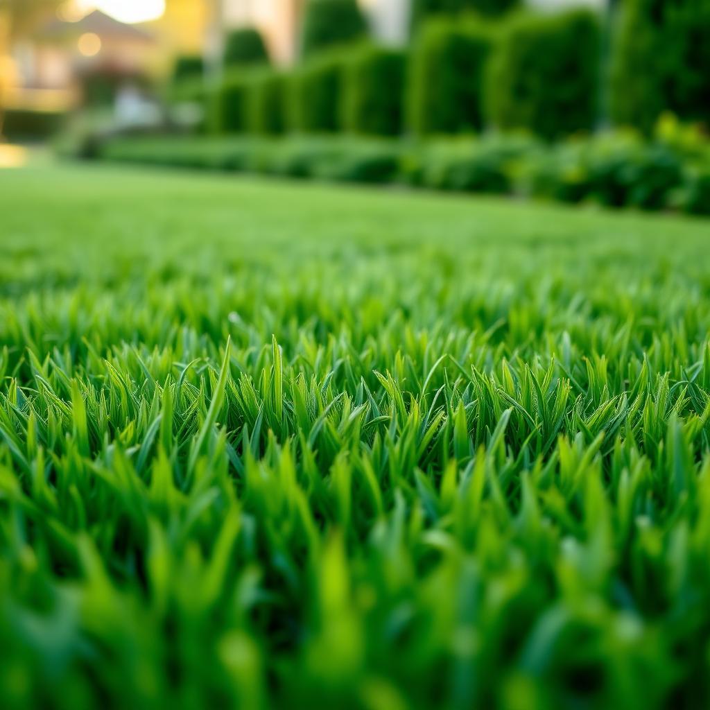A healthy, thick green lawn treated by Magnolia Green Lawns