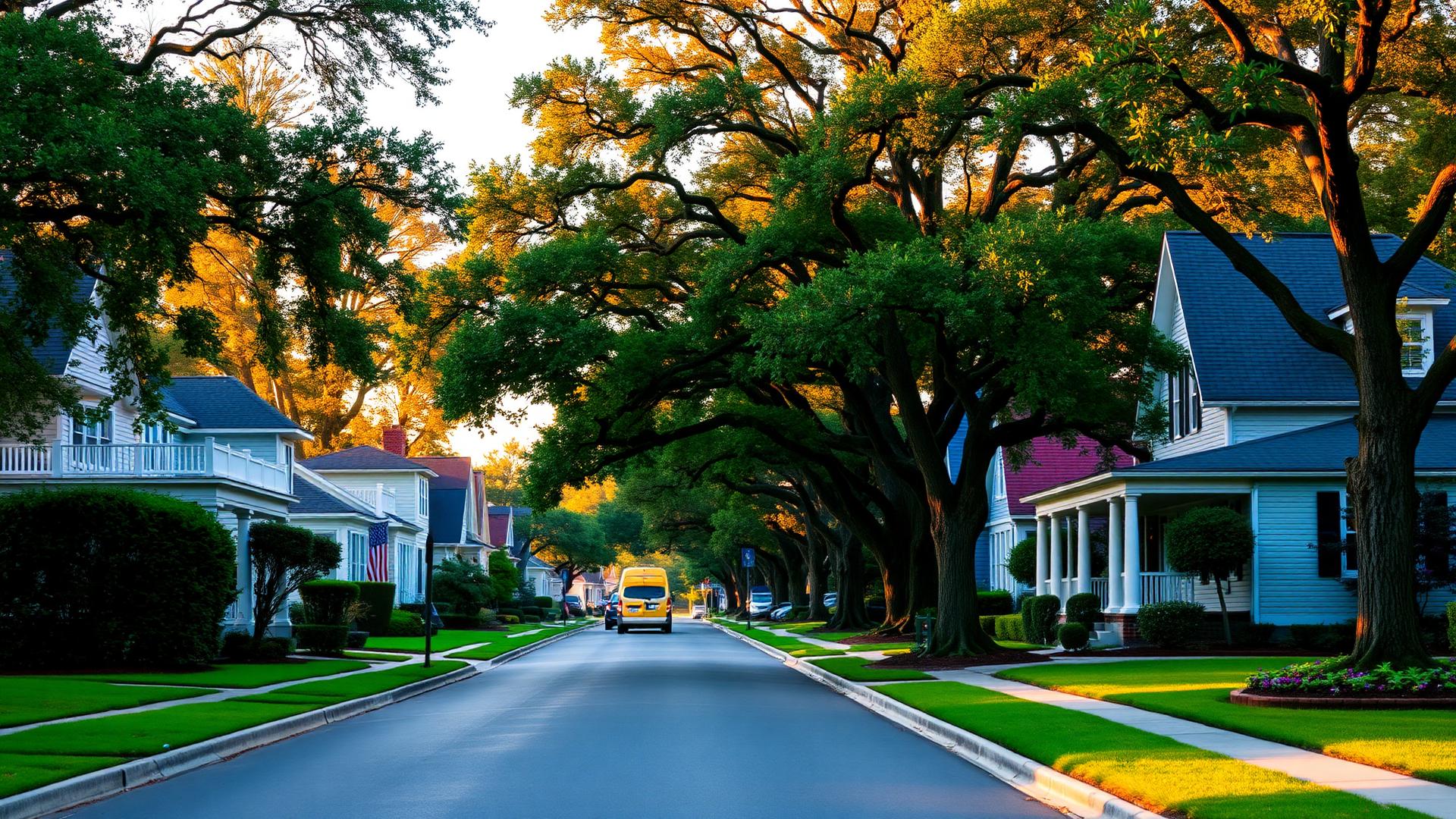 A Middle Tennessee neighborhood of beautiful homes and manicured lawns